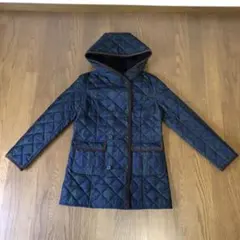 お値下げ！J PRESS レディース　フード付キルティングコート　チェック柄