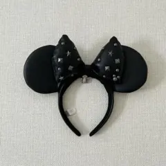 ミニー カチューシャ レザー ディズニー