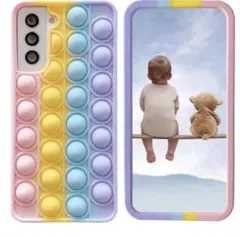 Galaxy S20 FE 5G ケーススマホケース プッシュポップ レインボーのサムネイル