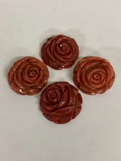 アフリカ珊瑚の薔薇4点セット