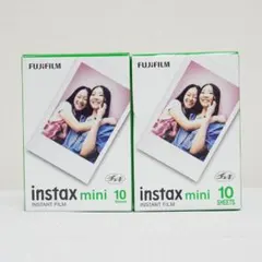 【新品】FUJIFILM チェキフィルム 20枚 instax mini 2箱