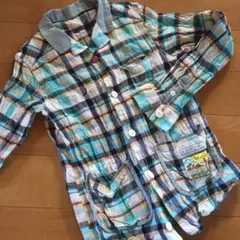 ☆セール☆ JUNK STORE  チェックシャツ140㎝