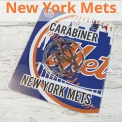 「Mets」シルバー ロゴ丸型 カラビナ☆新品・未開封のサムネイル