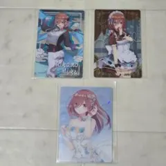 五等分の花嫁 中野三玖 チョコウエハース 3点セット