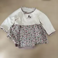 Combi mini 花柄ロンパース　70-80