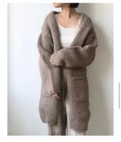 トゥデイフル  ロングニットカーディガン