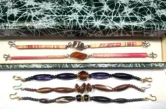 女性用 羽織紐 5点 堆朱ほか #1350-1