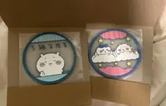【2点セット】ちいかわ ラバーコースター ガチャガチャ カプセルトイ　ハチワレ