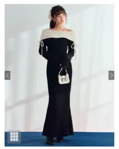 GRL 齋藤飛鳥 2Wayオフショルダーリブニットワンピース [tw 184]