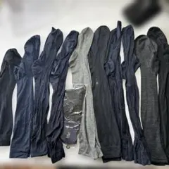 ソックス 11足セット 未開封一足、未使用5足、ダークブルー グレー ブラック