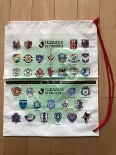 2008年 Jリーグ ビニールバッグ　巾着袋