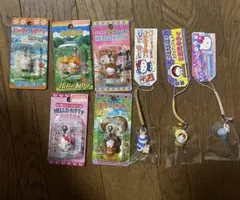 【新品・未使用】ハローキティご当地　四国限定　ストラップ、ファスナー8個セット