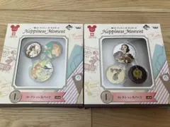 一番くじディズニーオールスターズ缶バッジセット✖️２