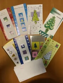 クリスマスカード8枚セット　おそらくオーストラリアにて購入※箱無しでお送りします