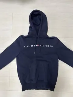 TOMMY HILFIGER ロゴ プルオーバー パーカー ネイビー Sのサムネイル