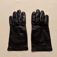 ブラックレザー手袋