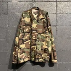 stussy ステューシー カモ柄フルスナップシャツジャケット ミリタリー 
