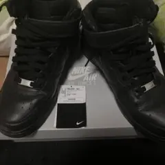 NIKE AIR FORCE 1 MID '07 BLACK/BLACK 23