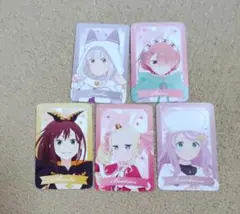 リゼロ　アトレ秋葉原キャラクターカード5枚セット