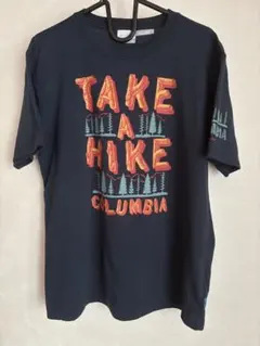 Columbiaコロンビア　半袖　グラフィックTシャツ　ネイビー　メンズXLのサムネイル