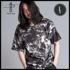 NO ID Mural プリント 総柄 BIG-T 半袖 シャツ 黒 美品のサムネイル