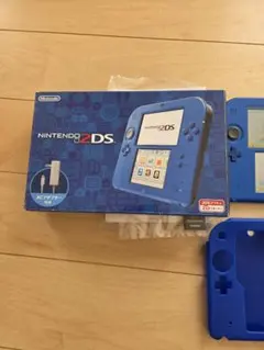 Nintendo 2DS 本体 青色 取扱説明書付き