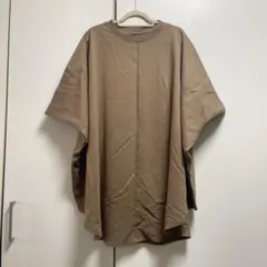 モカブラウン ドルマンスリーブTシャツ