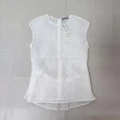 未使用 theory luxe アイレット レース ブラウス セオリー リュクス