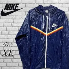 Nike ナイロンジャケット XL ネイビー