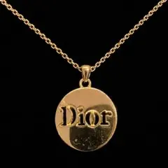 美品 Dior ロゴ プレート ネックレス 社外チェーンのサムネイル