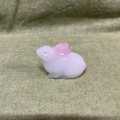 ウサギ　ガラス　置物