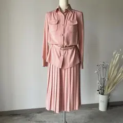 昭和レトロ　スーツ　ブラウスとスカートセットアップ