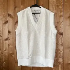 ZARA ザラ　レディースベスト　ベージュ　XS