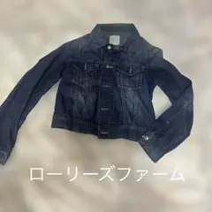 ローリーズファーム　ショート丈ダークデニム クロップドジャケットのサムネイル