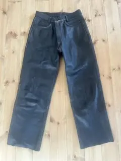 KADOYA バイク用レザーパンツ 黒33inchのサムネイル