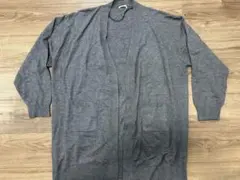 CINEMA CLUB グレー ロングカーディガン LL