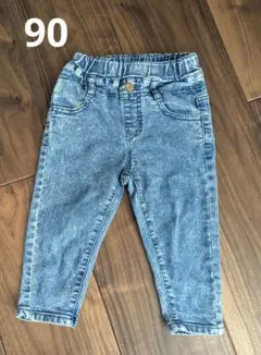 デニム風パンツ 90サイズ