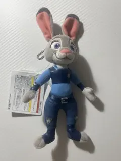 ジュディぬいぐるみバッジキーホルダー　ズートピア　ディズニー　公式