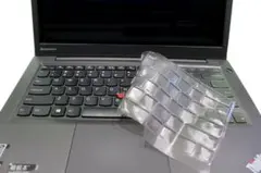 Lenovo 14インチ パソコン用 シリコン キーボード保護カバー