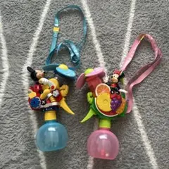 ミッキー・ミニー ファン付き水鉄砲2個セット