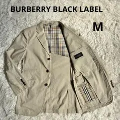 バーバリー ブラックレーベル テーラードジャケット Mベージュ 春秋アウター