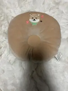 最終値下げ犬の刺繍付きドーナツ型ベビー枕