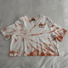 NIKE ナイキ ショート丈 クロップド丈 Tシャツ タイダイ柄 マーブル