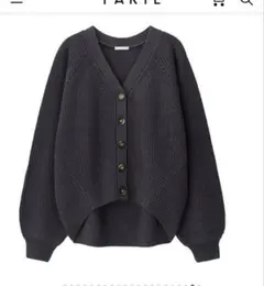 GU コットンブランドコクーンカーディガン　M