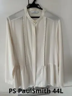 美品　PS PaulSmith 白色　フリル　ブラウスのサムネイル