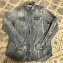 DIESEL デニムシャツ 長袖 ライトブルー