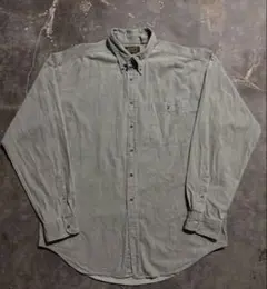 【USA製】エディーバウアー　シャツ　80s 黒タグ後期 Eddie Bauer