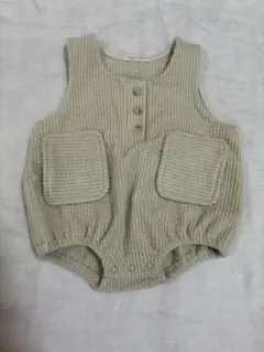 anggo bebe 6m コーデュロイロンパース