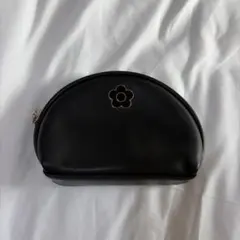 MARY QUANT ラウンドポーチ　ブラック