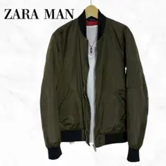 ZARA MAN 中綿ブルゾン MA-1フライトジャケット　ボンバージャケット